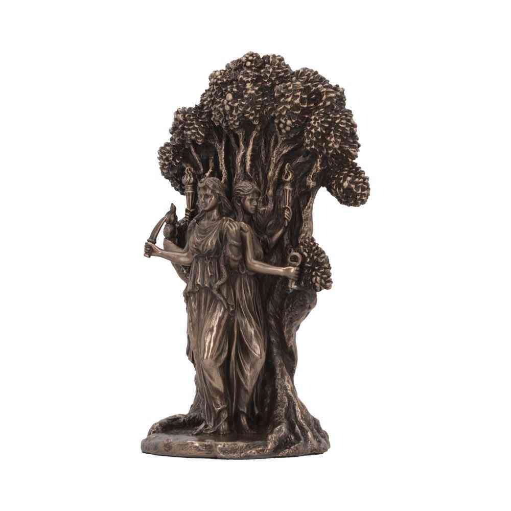 Nemesis Now - Triple Moon Goddess Hecate 18.5cm Figurine - Bronze coloured